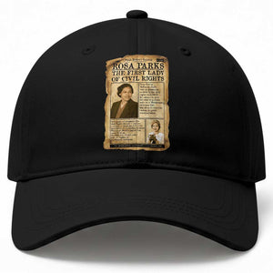 Vintage Newspaper Rosa Parks Baseball Cap Civil Rights Hero TS12 Print Your Wear