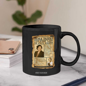Vintage Newspaper Rosa Parks Coffee Mug Civil Rights Hero TS12 Print Your Wear