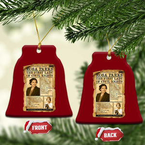 Vintage Newspaper Rosa Parks Ceramic Ornament Civil Rights Hero TS12 Print Your Wear