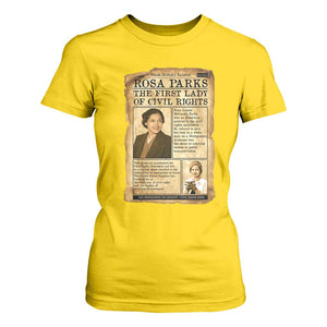 Vintage Newspaper Rosa Parks T Shirt For Women Civil Rights Hero TS12 Daisy Print Your Wear