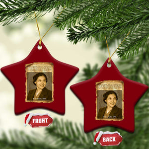 Vintage Rosa Parks Ceramic Ornament First Lady Of Civil Rights TS12 Print Your Wear