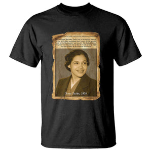 Vintage Rosa Parks T Shirt First Lady Of Civil Rights TS12 Black Print Your Wear
