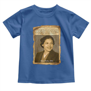 Vintage Rosa Parks Toddler T Shirt First Lady Of Civil Rights TS12 Royal Blue Print Your Wear