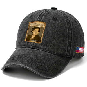 Vintage Rosa Parks Washed Cotton Baseball Cap First Lady Of Civil Rights TS12 Print Your Wear
