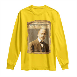 Vintage Newspaper W E B Du Bois Long Sleeve Shirt Civil Rights Pioneer TS12 Daisy Print Your Wear