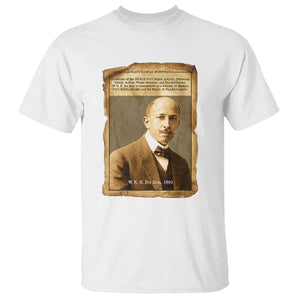 Vintage Newspaper W E B Du Bois T Shirt Civil Rights Pioneer TS12 White Print Your Wear