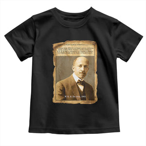 Vintage Newspaper W E B Du Bois Toddler T Shirt Civil Rights Pioneer TS12 Black Print Your Wear