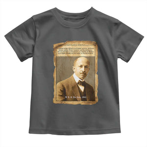 Vintage Newspaper W E B Du Bois Toddler T Shirt Civil Rights Pioneer TS12 Dark Heather Print Your Wear