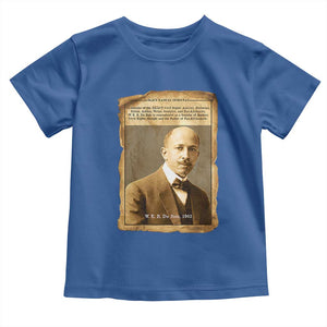 Vintage Newspaper W E B Du Bois Toddler T Shirt Civil Rights Pioneer TS12 Royal Blue Print Your Wear