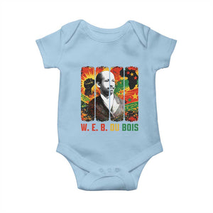 W E B Du Bois Baby Onesie Civil Rights Leader Gift TS12 Light Blue Print Your Wear