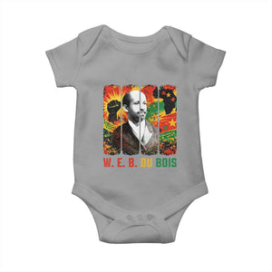 W E B Du Bois Baby Onesie Civil Rights Leader Gift TS12 Sport Gray Print Your Wear