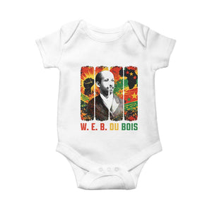 W E B Du Bois Baby Onesie Civil Rights Leader Gift TS12 White Print Your Wear