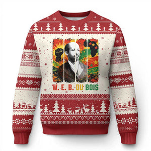 W E B Du Bois Ugly Christmas Sweater Civil Rights Leader Gift TS12 Beige Red Print Your Wear