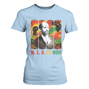 W E B Du Bois T Shirt For Women Civil Rights Leader Gift TS12 Light Blue Print Your Wear