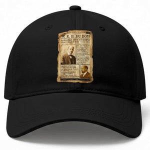 Vintage Newspaper W E B Du Bois Baseball Cap African American Scholar TS12 Print Your Wear
