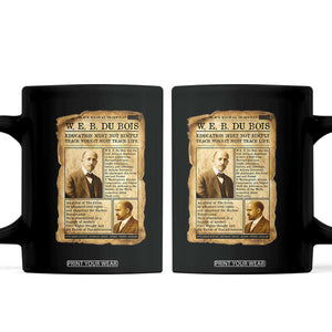 Vintage Newspaper W E B Du Bois Coffee Mug African American Scholar TS12 Black Print Your Wear