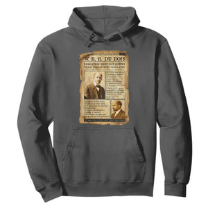 Vintage Newspaper W E B Du Bois Hoodie African American Scholar TS12 Dark Heather Print Your Wear