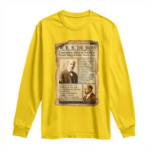 Vintage Newspaper W E B Du Bois Long Sleeve Shirt African American Scholar TS12 Daisy Print Your Wear