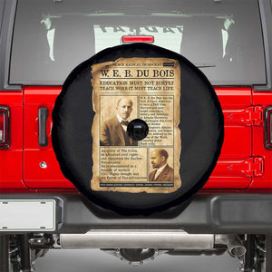 Vintage Newspaper W E B Du Bois Spare Tire Cover African American Scholar TS12 Black Print Your Wear