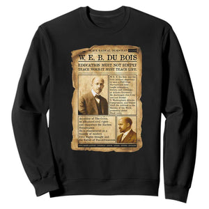 Vintage Newspaper W E B Du Bois Sweatshirt African American Scholar TS12 Black Print Your Wear