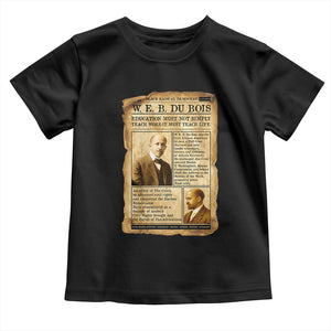 Vintage Newspaper W E B Du Bois Toddler T Shirt African American Scholar TS12 Black Print Your Wear