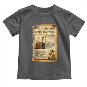 Vintage Newspaper W E B Du Bois Toddler T Shirt African American Scholar TS12 Dark Heather Print Your Wear