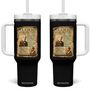Vintage Newspaper W E B Du Bois Tumbler With Handle African American Scholar TS12 One Size: 40 oz Black Print Your Wear