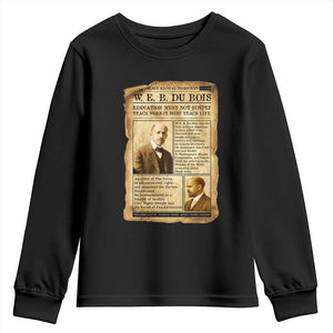Vintage Newspaper W E B Du Bois Youth Sweatshirt African American Scholar TS12 Black Print Your Wear
