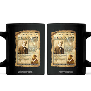 Vintage Newspaper W E B Du Bois Coffee Mug Civil Rights History TS12 Black Print Your Wear
