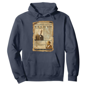 Vintage Newspaper W E B Du Bois Hoodie Civil Rights History TS12 Navy Print Your Wear