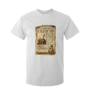 Vintage Newspaper W E B Du Bois T Shirt For Kid Civil Rights History TS12 White Print Your Wear