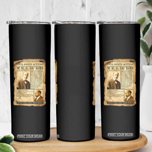 Vintage Newspaper W E B Du Bois Skinny Tumbler Civil Rights History TS12 Print Your Wear