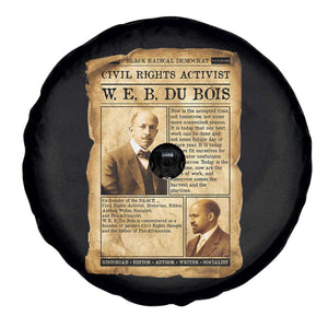 Vintage Newspaper W E B Du Bois Spare Tire Cover Civil Rights History TS12 Print Your Wear