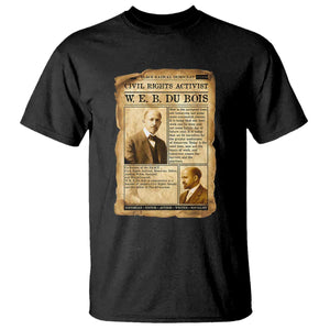 Vintage Newspaper W E B Du Bois T Shirt Civil Rights History TS12 Black Print Your Wear