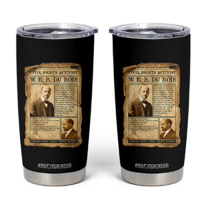 Vintage Newspaper W E B Du Bois Tumbler Cup Civil Rights History TS12 Black Print Your Wear