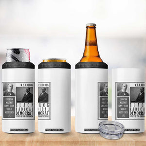W E B Du Bois 4 in 1 Can Cooler Tumbler Pan Africanism Intellectual Leader TS12 Print Your Wear