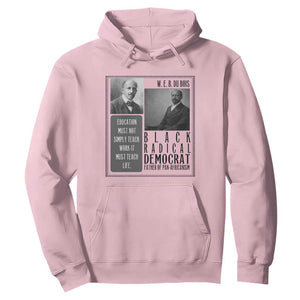 W E B Du Bois Hoodie Pan Africanism Intellectual Leader TS12 Light Pink Print Your Wear