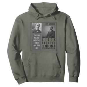 W E B Du Bois Hoodie Pan Africanism Intellectual Leader TS12 Military Green Print Your Wear