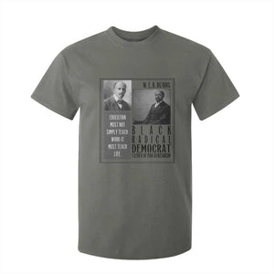 W E B Du Bois T Shirt For Kid Pan Africanism Intellectual Leader TS12 Military Green Print Your Wear