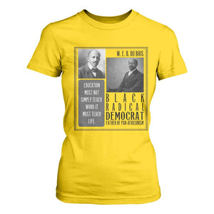 W E B Du Bois T Shirt For Women Pan Africanism Intellectual Leader TS12 Daisy Print Your Wear