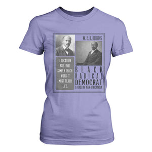 W E B Du Bois T Shirt For Women Pan Africanism Intellectual Leader TS12 Violet Print Your Wear