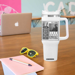 W E B Du Bois Tumbler With Handle Pan Africanism Intellectual Leader TS12 Print Your Wear
