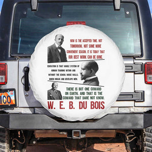 W E B Du Bois Education And Human Development Quote Spare Tire Cover TS12 No hole White Print Your Wear