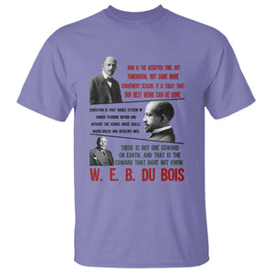W E B Du Bois Education And Human Development Quote T Shirt TS12 Violet Print Your Wear