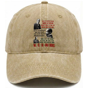 W E B Du Bois Education And Human Development Quote Washed Cotton Baseball Cap TS12 Print Your Wear