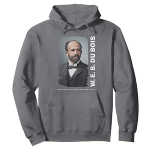 W E B Du Bois Hoodie Black Thought Leader And Intellectual Legacy TS12 Charcoal Print Your Wear