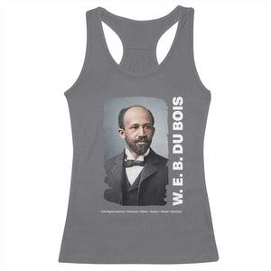 W E B Du Bois Racerback Tank Top Black Thought Leader And Intellectual Legacy TS12 Charcoal Print Your Wear
