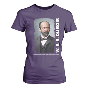 W E B Du Bois T Shirt For Women Black Thought Leader And Intellectual Legacy TS12 Purple Print Your Wear
