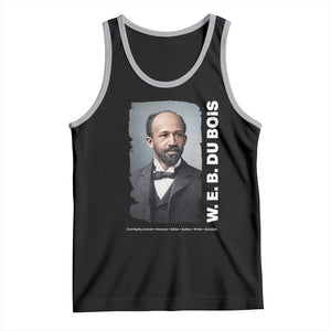 W E B Du Bois Tank Top Black Thought Leader And Intellectual Legacy TS12 Black Athletic Heather Print Your Wear