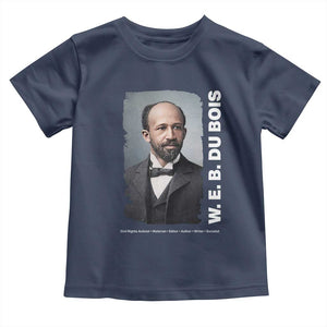 W E B Du Bois Toddler T Shirt Black Thought Leader And Intellectual Legacy TS12 Navy Print Your Wear